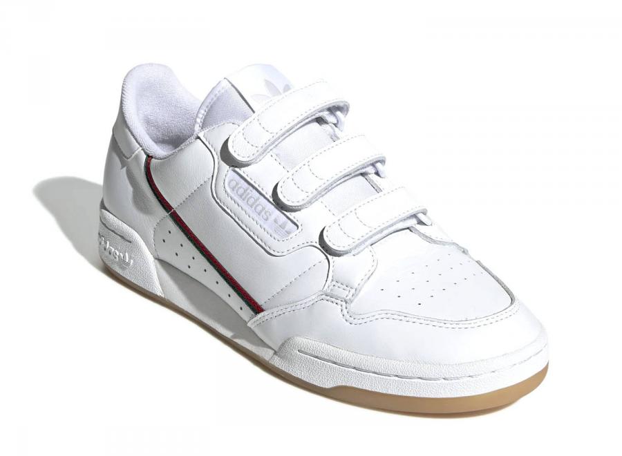 Adidas Continental 80 Strap White / Collegiate Green EE5359 - ADIDAS Originals