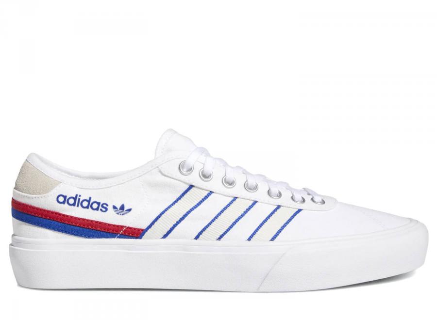 Adidas Delpala White / Scarlet / Royal Blue FV0639 - ADIDAS Originals