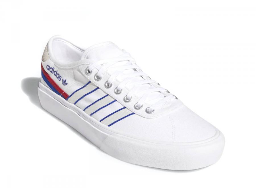 Adidas Delpala White / Scarlet / Royal Blue FV0639 - ADIDAS Originals