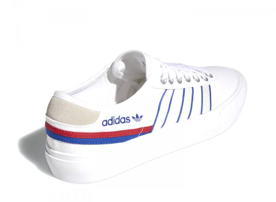 Adidas Delpala White / Scarlet / Royal Blue FV0639 - ADIDAS Originals
