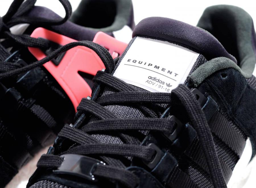 Adidas EQT Support Ultra Black / Turbo Red BB1237 - ADIDAS Originals