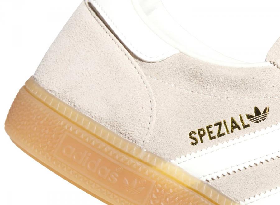 Adidas Handball Spezial Khaki Three / Off White / Gum KZ6703 - ADIDAS Originals