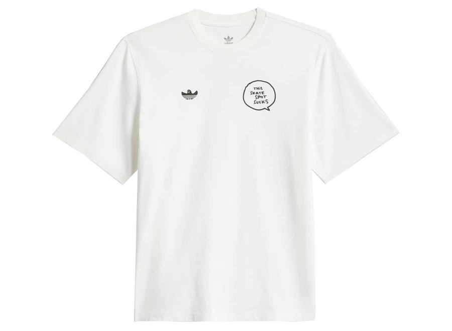 Adidas Orginals Skateboarding X Mark Gonzales Skate Spot Tee White KE1014 - ADIDAS Originals
