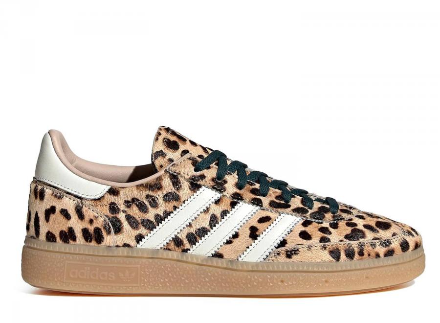 Adidas Originals Handball Spezial Leopard Magic Beige / Ivory / Aurora Ivy KI6678 - ADIDAS Originals