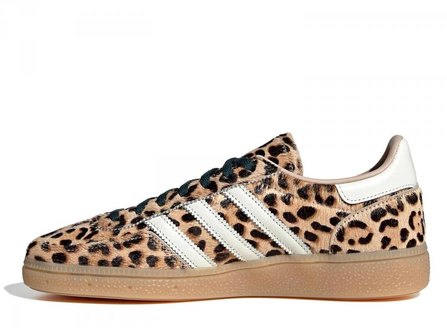Adidas Originals Handball Spezial Leopard Magic Beige / Ivory / Aurora Ivy KI6678 - ADIDAS Originals