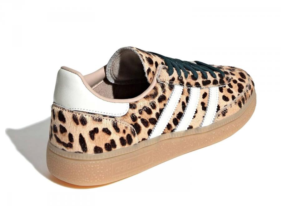 Adidas Originals Handball Spezial Leopard Magic Beige / Ivory / Aurora Ivy KI6678 - ADIDAS Originals