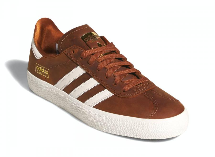Adidas Originals Skateboarding Gazelle ADV Dusky Bronze / Chalk White / Off White HQ7547 - ADIDAS Originals