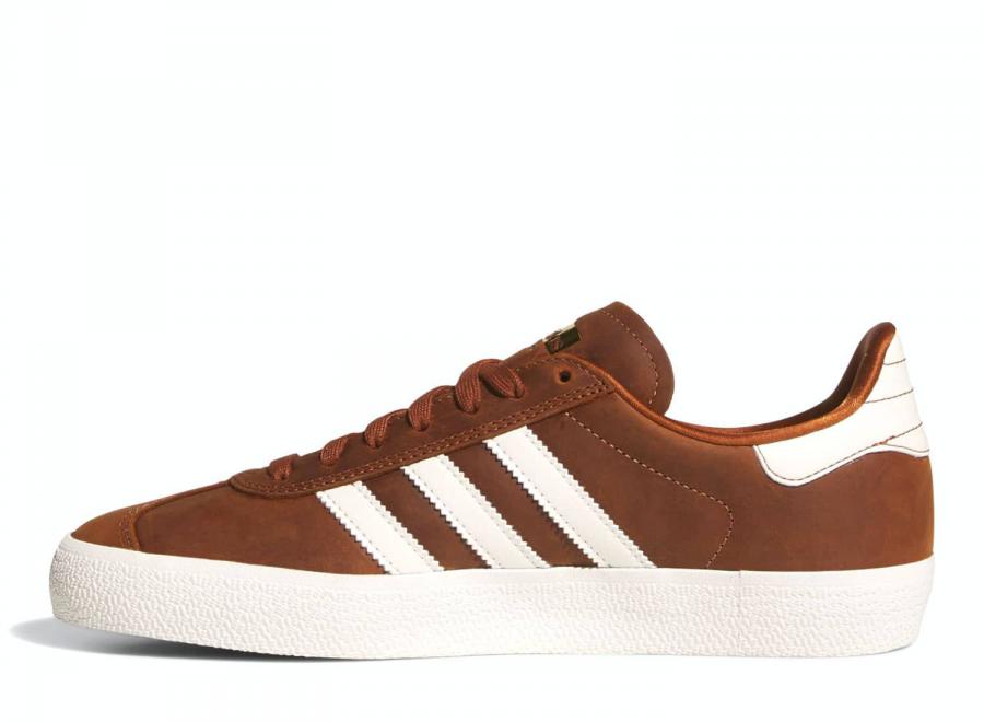 Adidas Originals Skateboarding Gazelle ADV Dusky Bronze / Chalk White / Off White HQ7547 - ADIDAS Originals