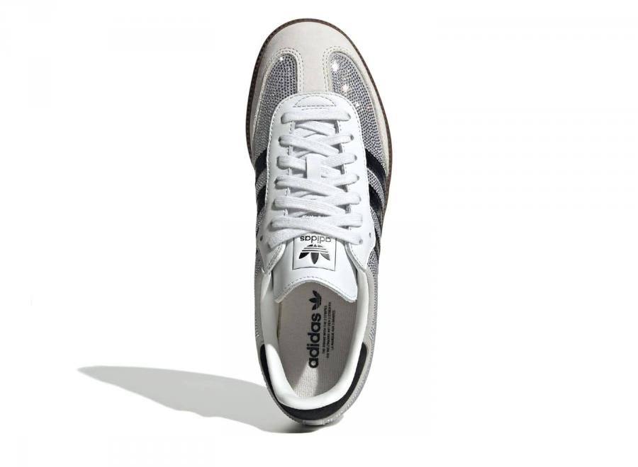 Adidas Samba OG Crystal White / Core White / Silver Metallic IH9055 - ADIDAS Originals