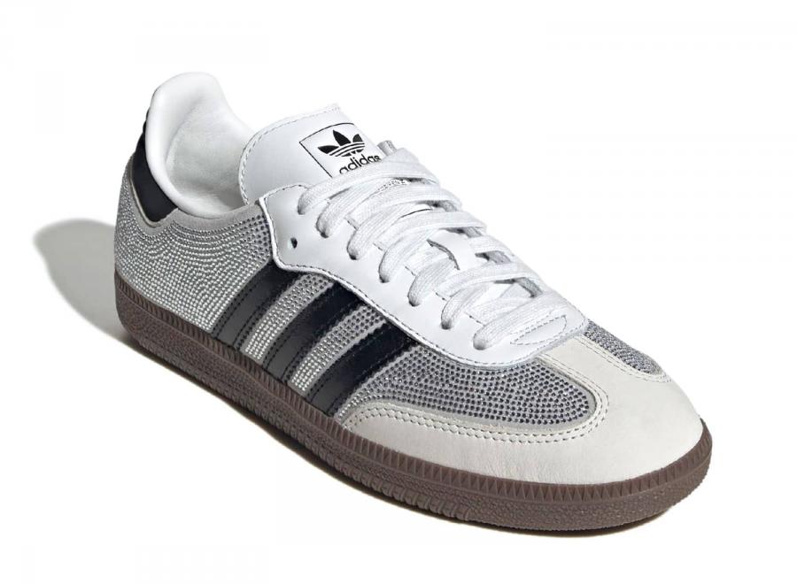 Adidas Samba OG Crystal White / Core White / Silver Metallic IH9055 - ADIDAS Originals