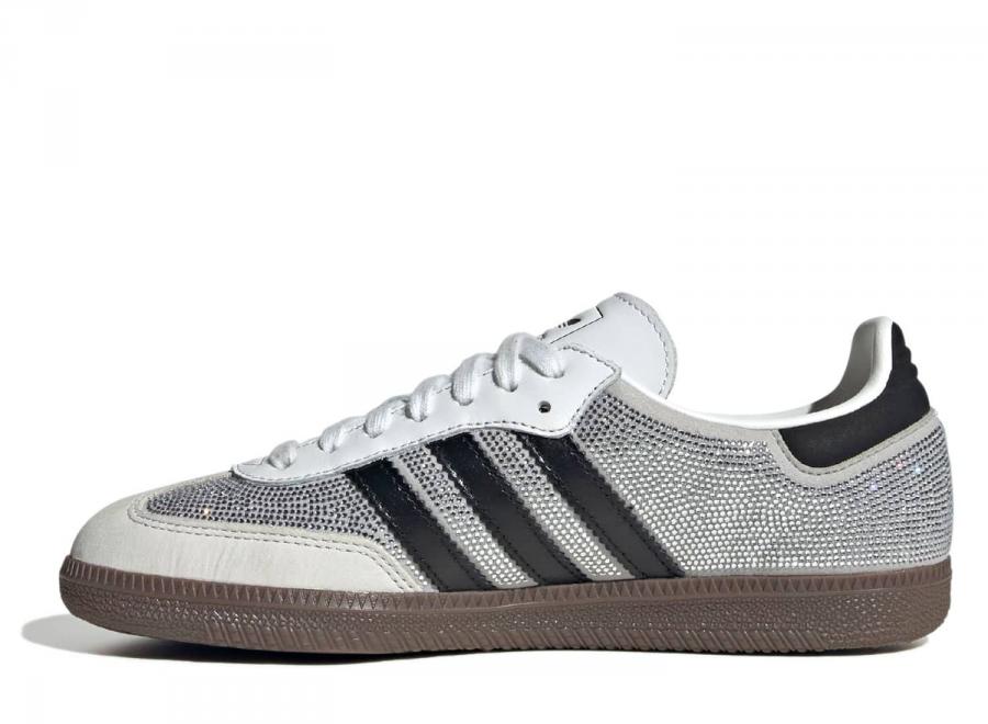 Adidas Samba OG Crystal White / Core White / Silver Metallic IH9055 - ADIDAS Originals