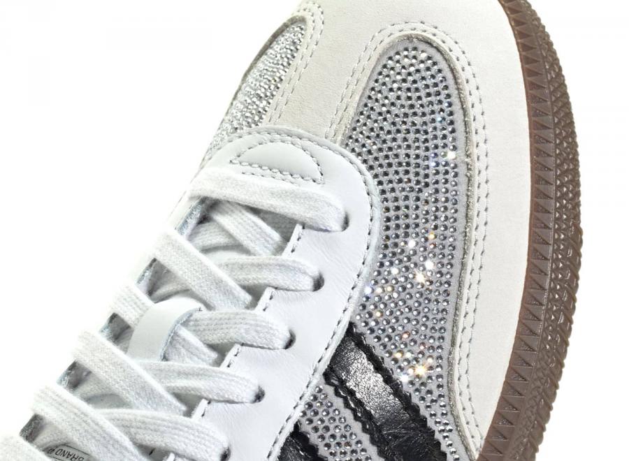 Adidas Samba OG Crystal White / Core White / Silver Metallic IH9055 - ADIDAS Originals