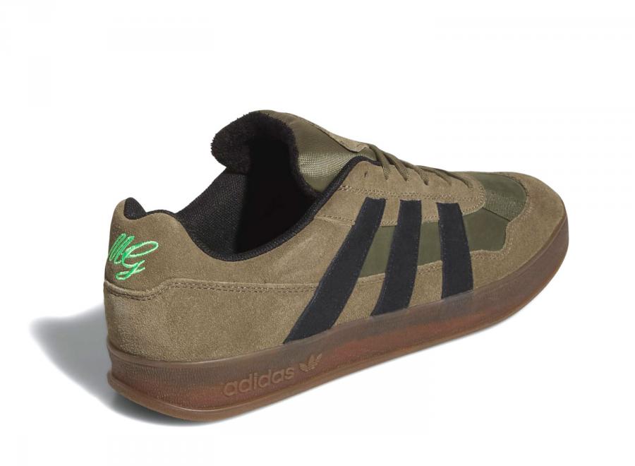 Adidas Skateboarding Aloha Super Olive Strata / Core Black / Gum KJ0281 - ADIDAS Originals