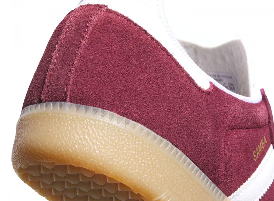 Adidas Skateboarding Samba Adv Shadow Red / Cloud White / Maroon KJ0265 - ADIDAS Originals