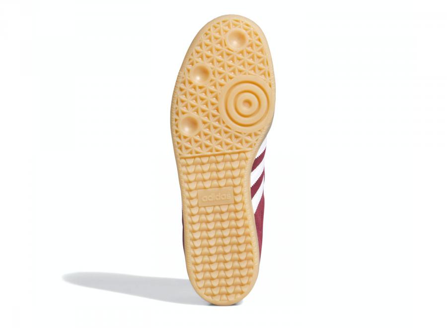 Adidas Skateboarding Samba Adv Shadow Red / Cloud White / Maroon KJ0265 - ADIDAS Originals