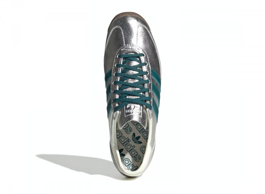 Adidas SL72 OG Silver Metallic / Rich Green / Off White KJ2293 - ADIDAS Originals