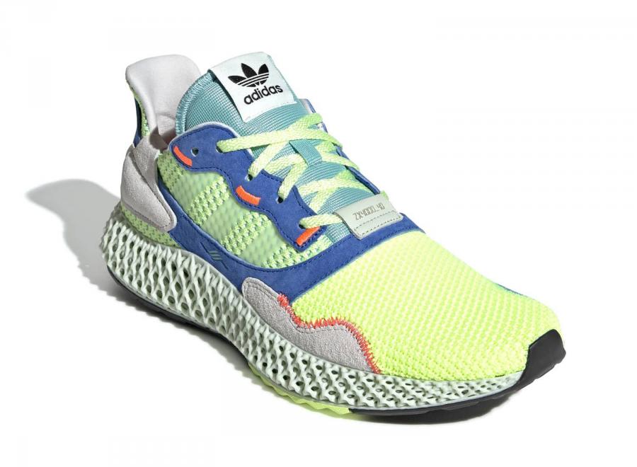 Adidas ZX 4000 4D Hi-Res Yellow EF9623 - ADIDAS Originals