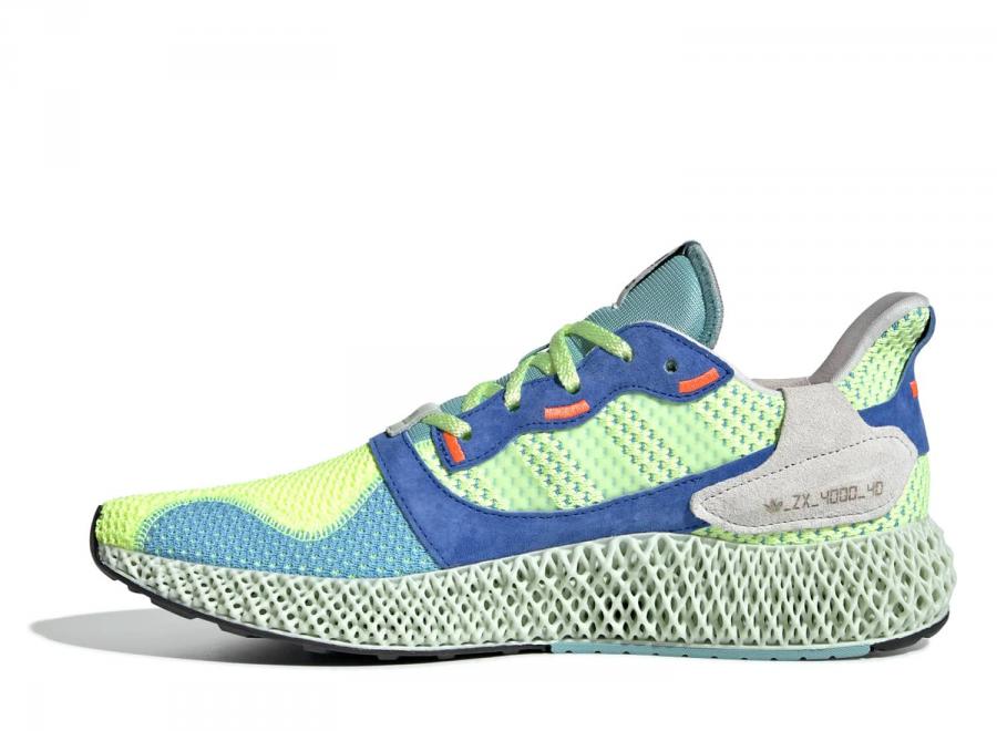 Adidas ZX 4000 4D Hi-Res Yellow EF9623 - ADIDAS Originals