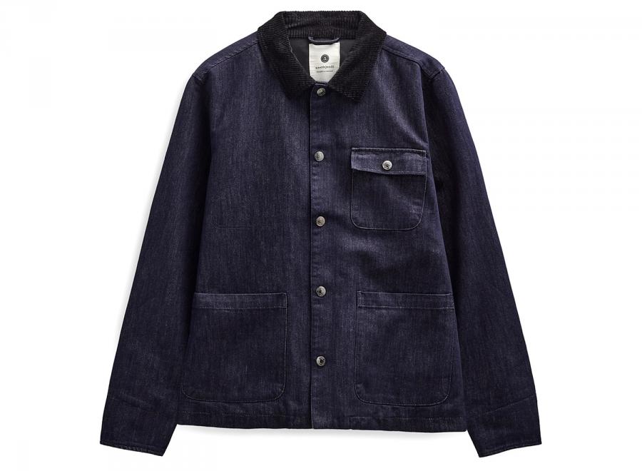 Anerkjendt Akbastian Denim Jacket Dark Blue Denim 902510 - Anerkjendt