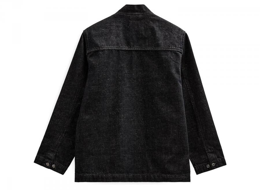 Anerkjendt Akjesper Selvedge Denim Kimono Black 902606 - Anerkjendt