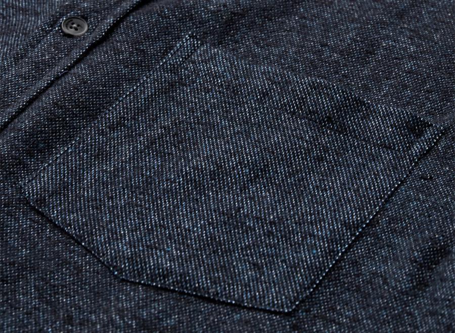 Anerkjendt Akleif Brused Ls Shirt Sky Captain 902577 - Anerkjendt