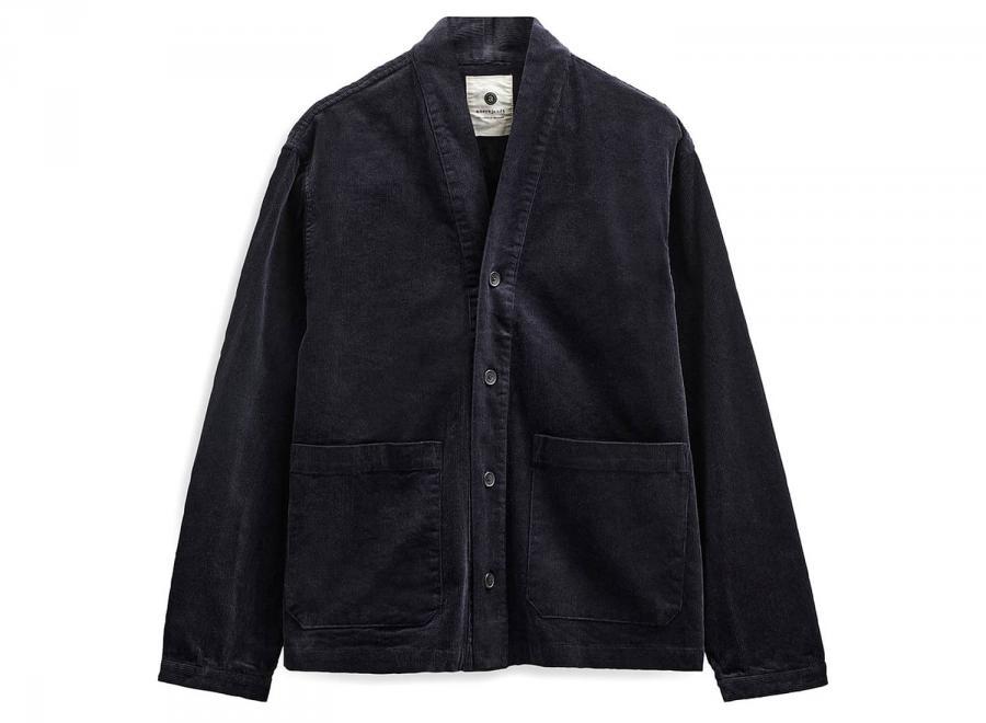 Anerkjendt Akotto Cord Overshirt Sky Captain 902716 - Anerkjendt