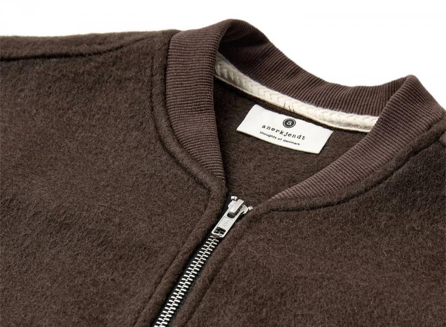 Anerkjendt Akrobin Boiled Wool Gilet Delicioso 902694 - Anerkjendt
