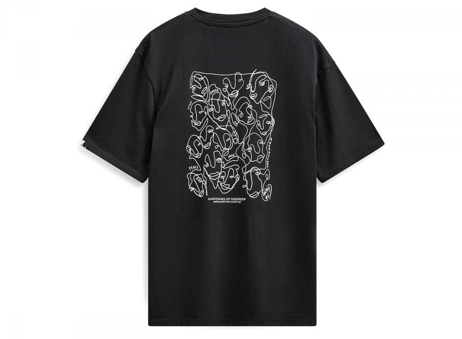 Anerkjendt Akvillads Faces Tee Caviar 902699 - Anerkjendt