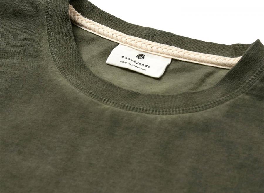 Anerkjendt Akvillads Washed Tee Forest Night 902347 - Anerkjendt