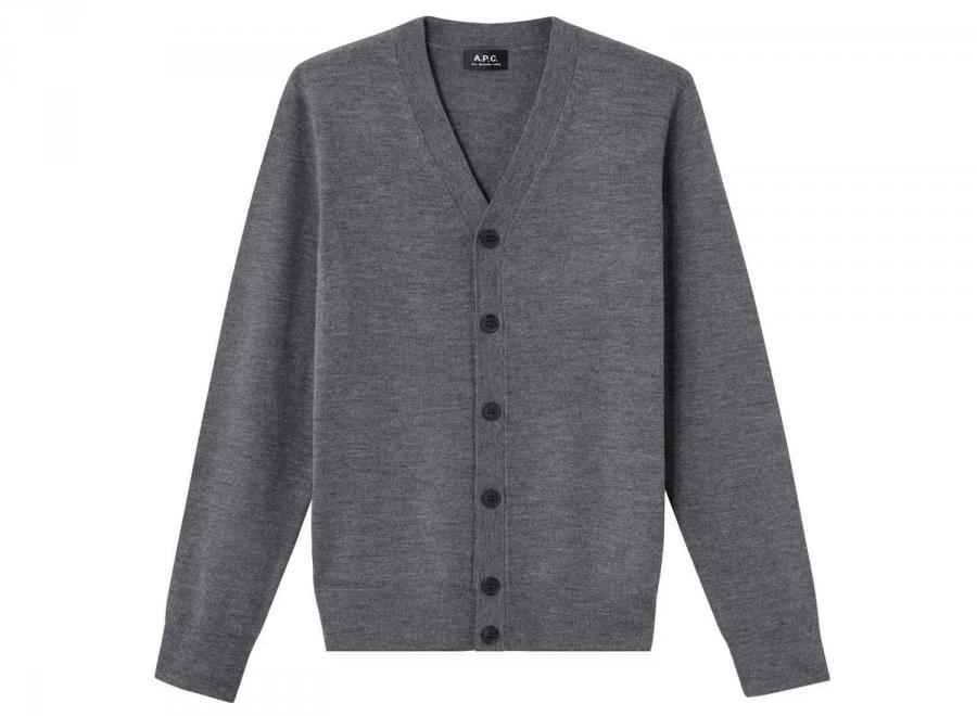 APC Cardigan Samuel Anthracite - APC