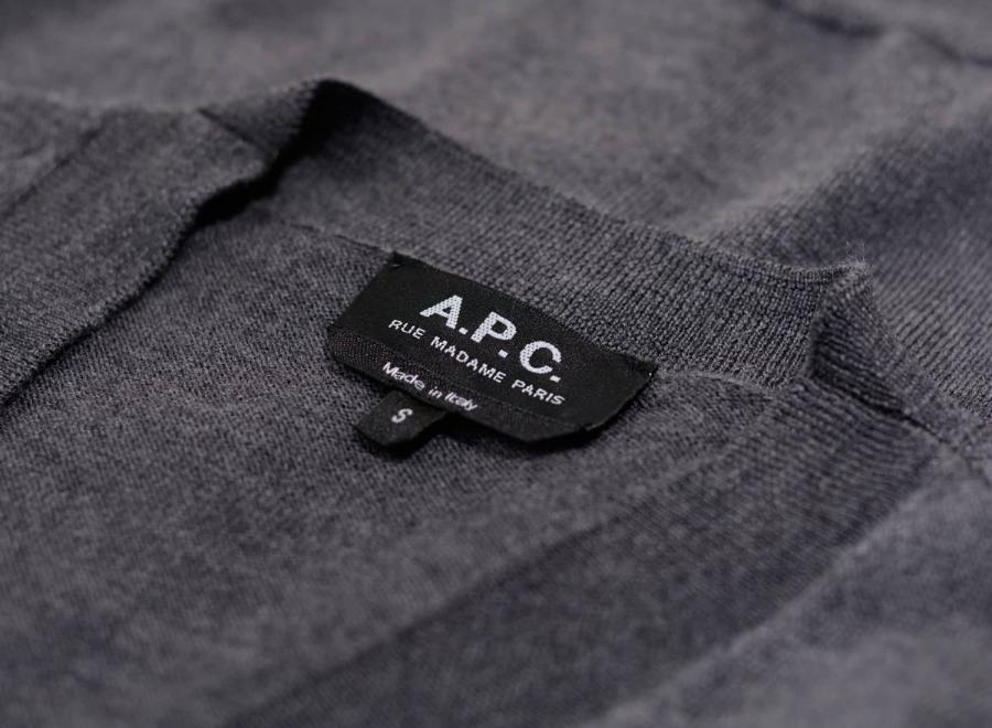APC Cardigan Samuel Anthracite - APC