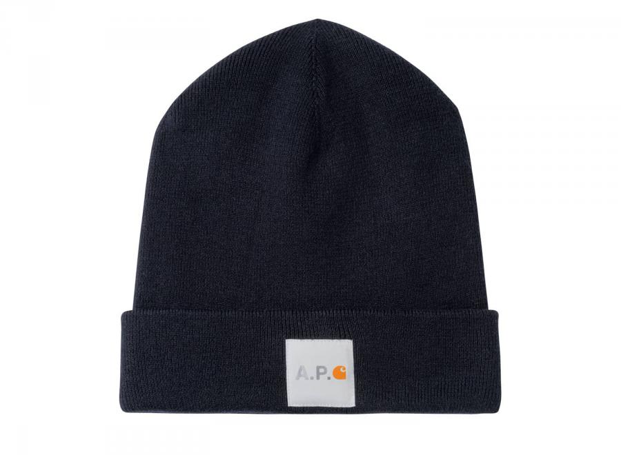 APC x Carhartt Bonnet Watchtover Dark Navy - APC