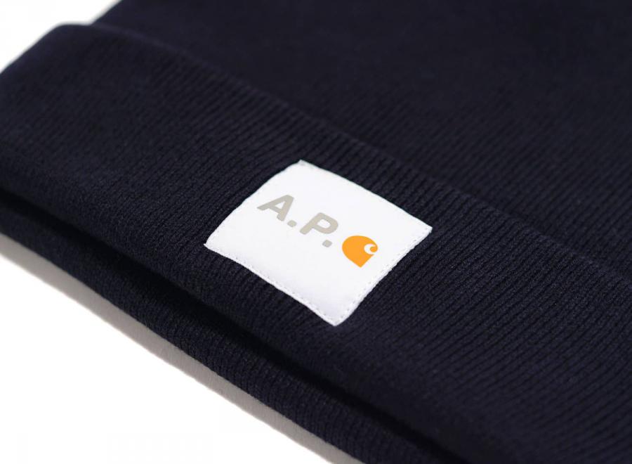 APC x Carhartt Bonnet Watchtover Dark Navy - APC