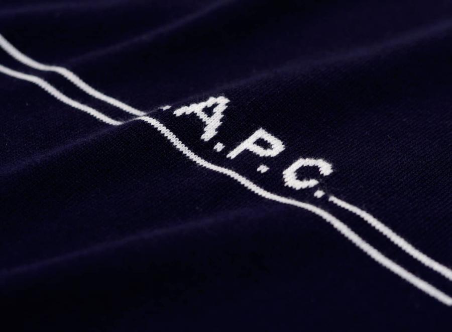 APC Pull Eponyme Dark Navy - APC