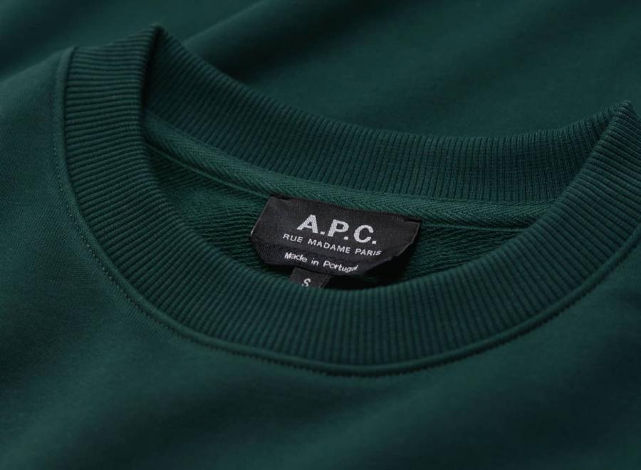 APC Sweat Madame H Vert Fonce - APC