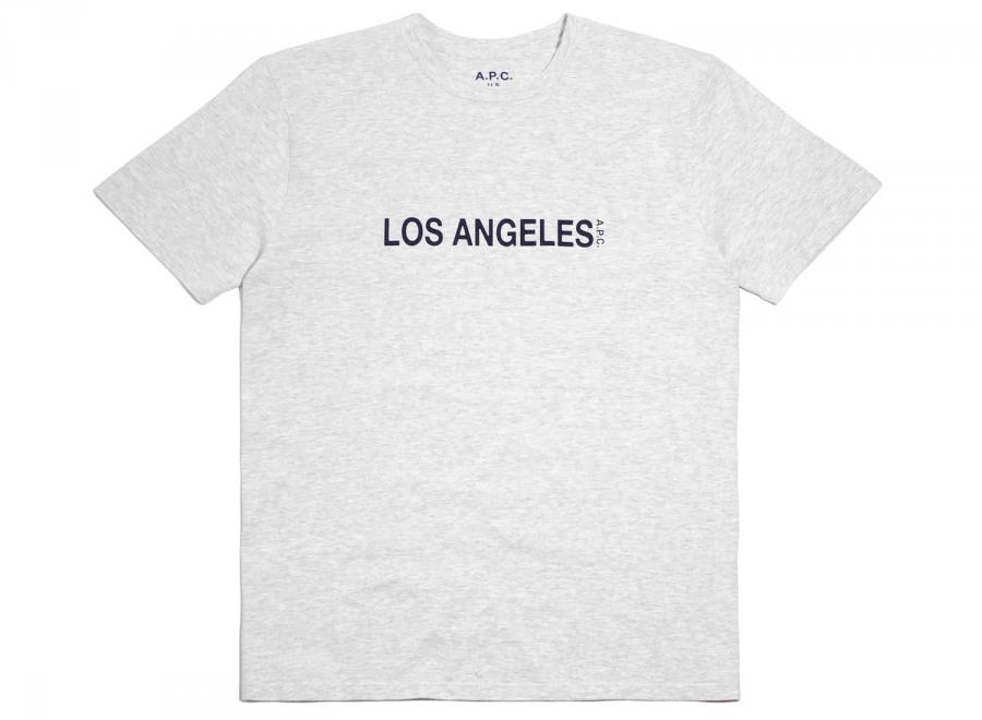 APC T-Shirt Los Angeles Gris - APC