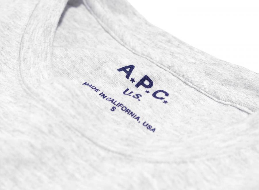 APC T-Shirt Los Angeles Gris - APC