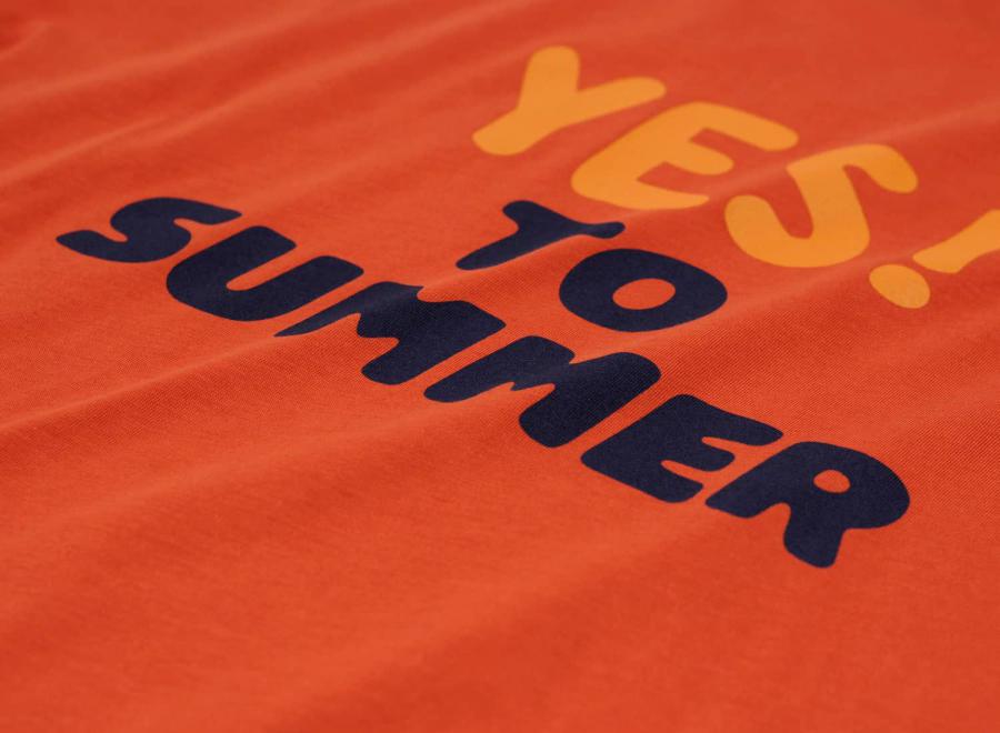 APC T-shirt Yes to Summer Rouge - APC