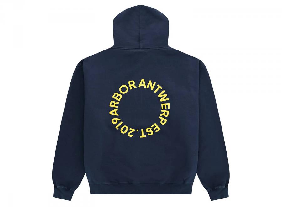 Arbor Antwerp Circle Application Hoodie Blue - Arbor Antwerp