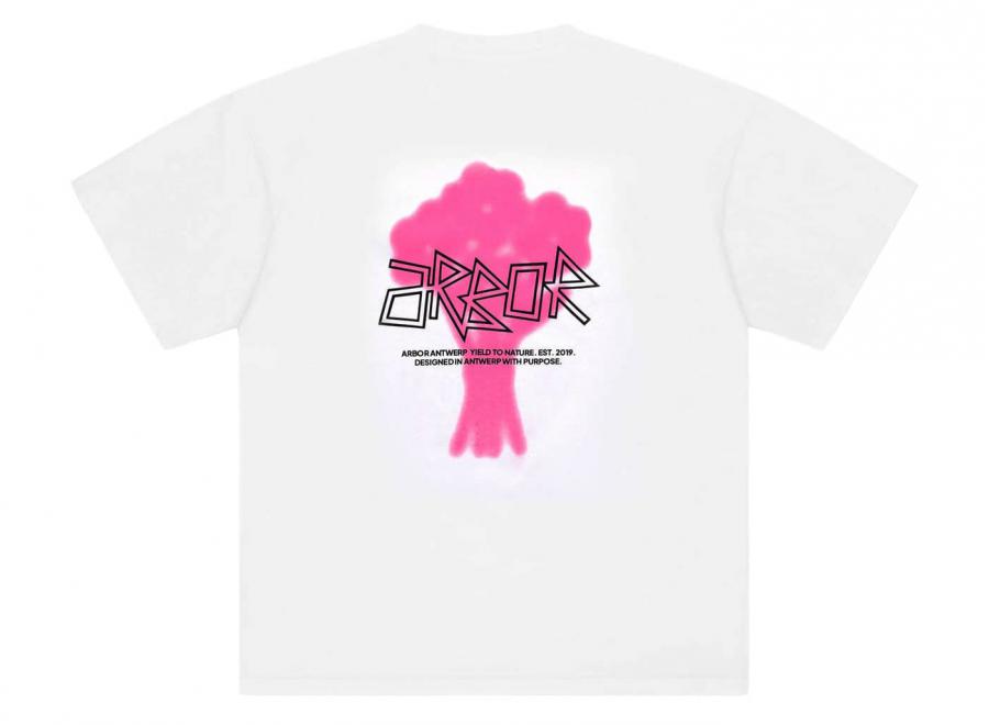 Arbor Antwerp Floral Bouquet Pink Tshirt - Arbor Antwerp