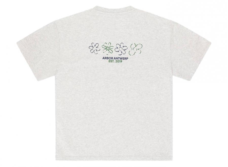 Arbor Antwerp Flower Quartet Tshirt Blue - Arbor Antwerp
