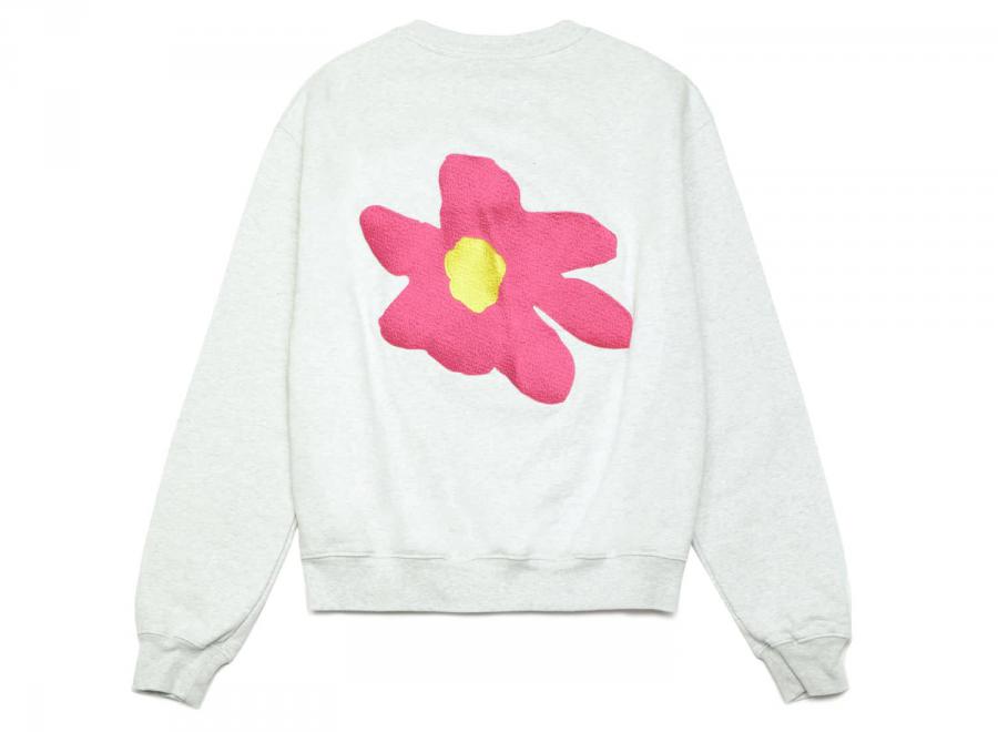 Arbor Antwerp Violet Pink Crewneck Ash Grey - Arbor Antwerp