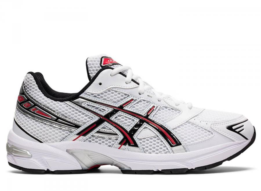 Asics GEL-1130 White / Silver / Red 1201A256-105 - Asics