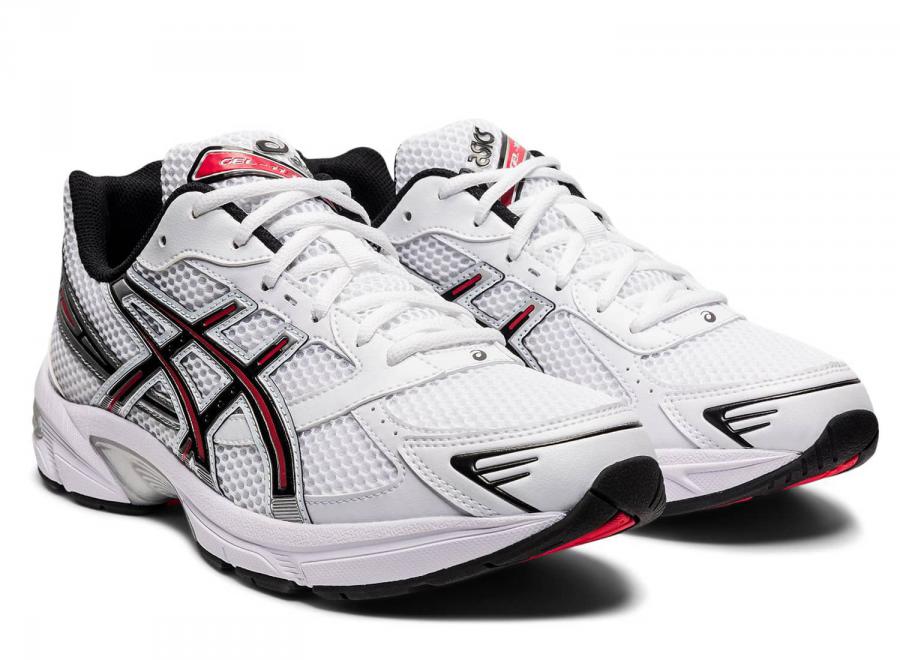 Asics GEL-1130 White / Silver / Red 1201A256-105 - Asics