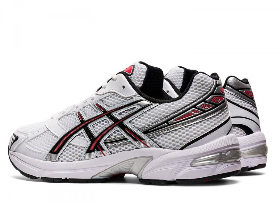 Asics GEL-1130 White / Silver / Red 1201A256-105 - Asics