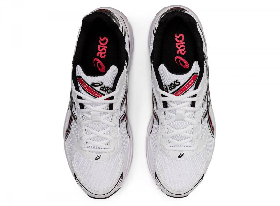 Asics GEL-1130 White / Silver / Red 1201A256-105 - Asics