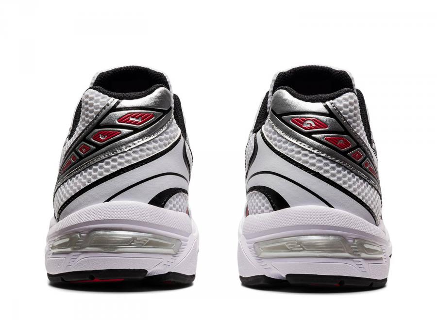 Asics GEL-1130 White / Silver / Red 1201A256-105 - Asics