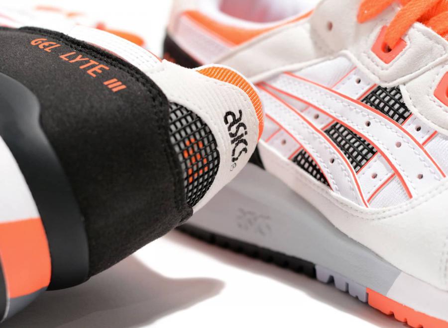 Asics GEL Lyte III OG White / Flash Coral 1191A266-101 - Asics