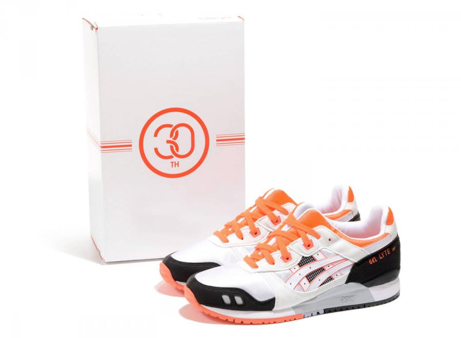 Asics GEL Lyte III OG White / Flash Coral 1191A266-101 - Asics