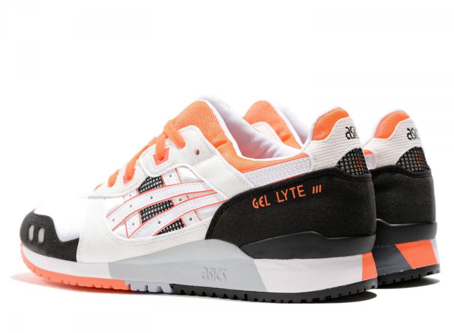 Asics GEL Lyte III OG White / Flash Coral 1191A266-101 - Asics
